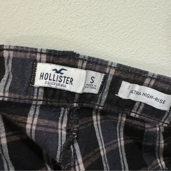 Hollister | high rise plaid pants - Picture 4 of 5